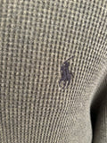 POLO RALPH LAUREN GREEN COTTON LONG SLEEVED JUMPER SIZE XXL