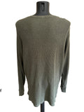 POLO RALPH LAUREN GREEN COTTON LONG SLEEVED JUMPER SIZE XXL