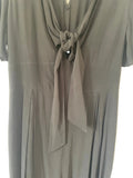 SOMERSET BY ALICE TEMPERLEY BLACK V NECKLINE SHORT SLEEVE WIDE LEG JUMPSUIT SIZE 14