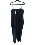 BRAND NEW MINT VELVET MERLOT BLACK TAPERED LEG JUMPSUIT SIZE 14