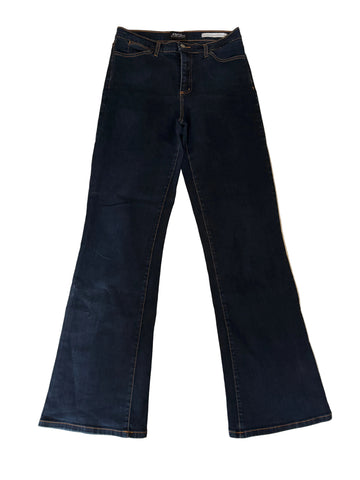 NOT YOUR DAUGHTERS DARK BLUE DENIM FLARED JEANS  SIZE 14