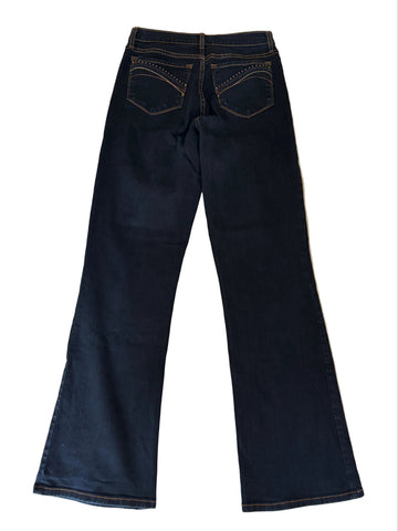 NOT YOUR DAUGHTERS DARK BLUE DENIM FLARED JEANS  SIZE 14
