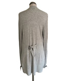 MINT VELVET LIGHT GREY WRAP FRONT ZIP UP CARDIGAN/JACKET SIZE 12