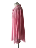 KIN 100% SILK PINK LONG SLEEVE SHIRT SIZE 20