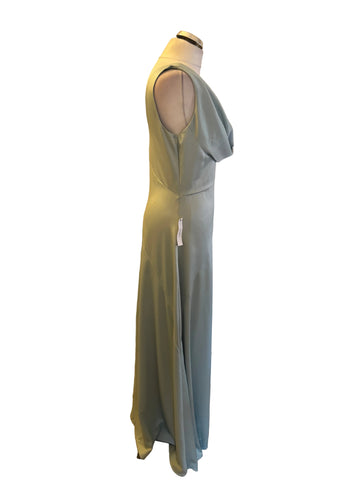 BRAND NEW LIPSY MINT GREEN COWL NECK SLEEVELESS LONG PROM/ SPECIAL OCCASION DRESS  SIZE 12