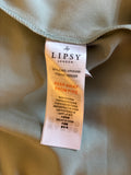 BRAND NEW LIPSY MINT GREEN COWL NECK SLEEVELESS LONG PROM/ SPECIAL OCCASION DRESS  SIZE 12