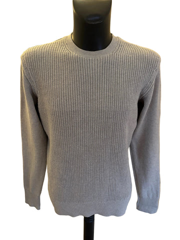 ALL SAINTS ROTHAY GREY CREW NECK JUMPER  SIZE L