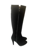 STUART WEITZMAN FOR RUSSELL & BROMLEY BLACK SUEDE KNEE LENGTH BOOTS SIZE 6.5/3
