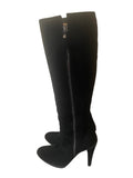 STUART WEITZMAN FOR RUSSELL & BROMLEY BLACK SUEDE KNEE LENGTH BOOTS SIZE 6.5/3