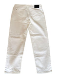 BALENCIAGA PARIS WHITE DENIM STRAIGHT LEG HIGH RISE JEANS (2015) SIZE 42 UK 14