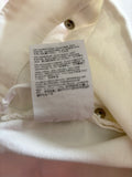 BALENCIAGA PARIS WHITE DENIM STRAIGHT LEG HIGH RISE JEANS (2015) SIZE 42 UK 14