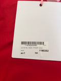 BRAND NEW MSGM RED DENIM HIGH RISE CROP JEANS SIZE 46 UK 14