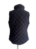 JOULES NAVY BLUE & PINK LINED QUILTED GILET SIZE M/L