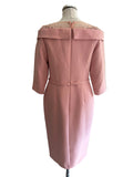 BRAND NEW VENI BY RONALD JOYCE SALMON PINK BEADED SPECIAL OCCASION DRESS  SIZE 12