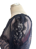 BRAND NEW ZEILA DONNA NAVY LACE OVERLAY PINK LINED SPECIAL OCCASION DRESS SIZE 18