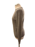 UNIQLO LIGHT GREY MERINO WOOL ROUND NECK JUMPER  SIZE M