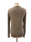 UNIQLO LIGHT GREY MERINO WOOL ROUND NECK JUMPER  SIZE M