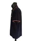 MONCLER MAGLIA NAVY BLUE SHORT SLEEVE POLO SHIRT  SIZE XL
