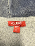 GUESS BLUE DENIM SLEEVELESS PENCIL DRESS SIZE XL