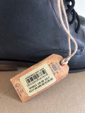 BRAND NEW FATFACE CATRIN BLACK LEATHER LACE UP BOOTS SIZE 5/38