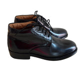 BRAND NEW CLIFFORD JAMES BLACK LEATHER LACE UP ANKLE BOOTS SIZE 6/39