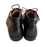 BRAND NEW CLIFFORD JAMES BLACK LEATHER LACE UP ANKLE BOOTS SIZE 6/39