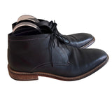 TED BAKER TORSDI BLACK LEATHER LACE UP ANKLE BOOTS SIZE 9/43