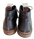 TED BAKER TORSDI BLACK LEATHER LACE UP ANKLE BOOTS SIZE 9/43