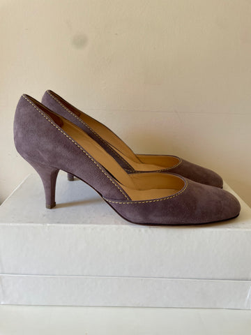 TOAST MINK BROWN SUEDE HEELS SIZE 7/40