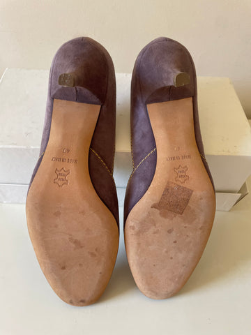 TOAST MINK BROWN SUEDE HEELS SIZE 7/40