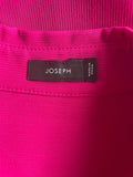 JOSEPH 100% SILK CERISE PINK LONG SLEEVED SHIRT SIZE 34 UK 8
