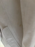 ST-MARTINS 100% COTTON IVORY COLLARED COAT SIZE 40 UK 12