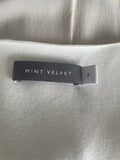MINT VELVET IVORY GRADUATING TO BLACK SLEEVELESS MAXI DRESS  SIZE 8