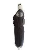 BRAND NEW AIRE BARCELONA GREY LACE MOTHER OF THE BRIDE PENCIL DRESS SIZE 14
