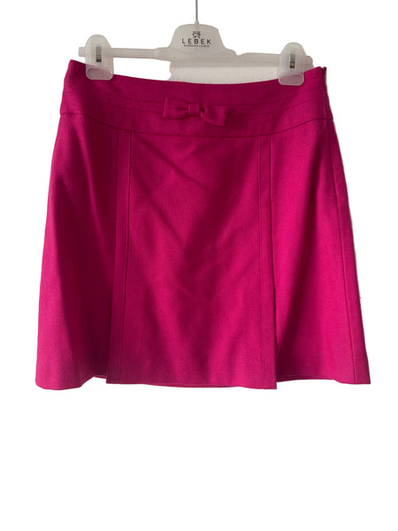 HOBBS 100% WOOL CERISE PINK A-LINE SKIRT  SIZE 12