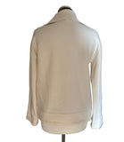REISS AMY CREAM COLLARED LONG SLEEVED JUMPER SIZE XS