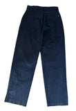 TOMMY HILFIGER NAVY BLUE STRAIGHT LEG CROP TROUSERS SIZE 32 FIT UK 8/10