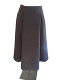 ROSAE PARIS LE DURAS BUCKWHEAT JACQUARD A- LINE MIDI SKIRT SIZE 36 UK 8