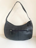 OSPREY BLACK LEATHER & ZEBRA PONYSKIN FRONT SHOULDER BAG