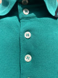 VIVIENNE WESTWOOD GREEN SHORT SLEEVE POLO SHIRT SIZE XL