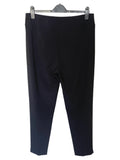 JOSEPH RIBKOFF BLACK ELATICATED WAIST JERSEY TROUSERS SIZE 16