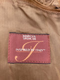 MARKS & SPENCER BROWN SUEDE JACKET SIZE XXL