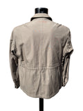 DESIGNER HANDS BEIGE COTTON CASUAL JACKET SIZE L