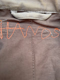 DESIGNER HANDS BEIGE COTTON CASUAL JACKET SIZE L