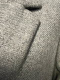 BRAND NEW MARKS & SPENCER AUTOGRAPH GREY ITALIAN WOOL MIX LONG SLEEVE PEA COAT SIZE 16