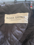 BODA SKINS DESIGNED BY N.S ALEXANDER BLACK LEATHER BIKER JACKET SIZE 10
