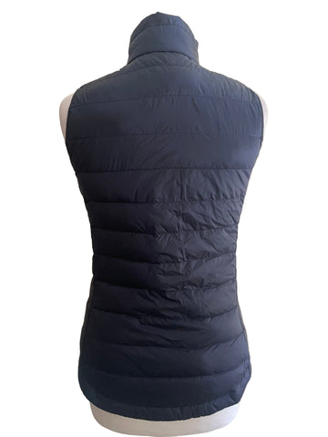 GANT NAVY BLUE QUILTED GILET SIZE XS