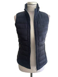 GANT NAVY BLUE QUILTED GILET SIZE XS