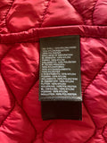 THE NORTH FACE DARK RED QUILTED JACKET SIZE S