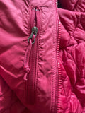 THE NORTH FACE DARK RED QUILTED JACKET SIZE S